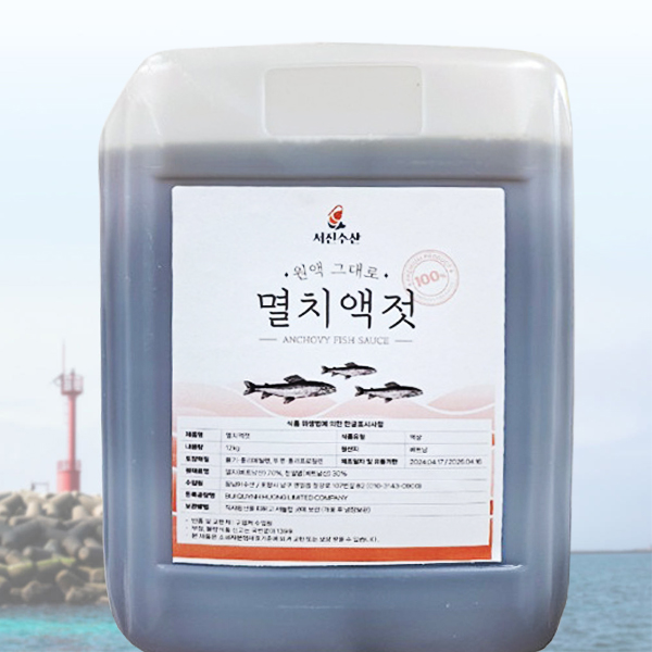 멸치액젓 원액 12kg